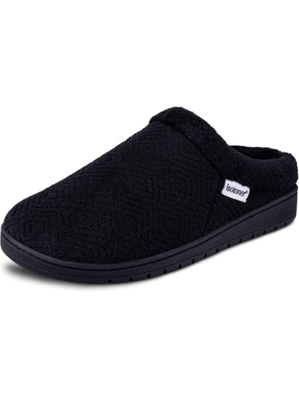 Cozy Indoor/Outdoor Slip-On Clog Slippers with Memory Foam & Diamond Microterry